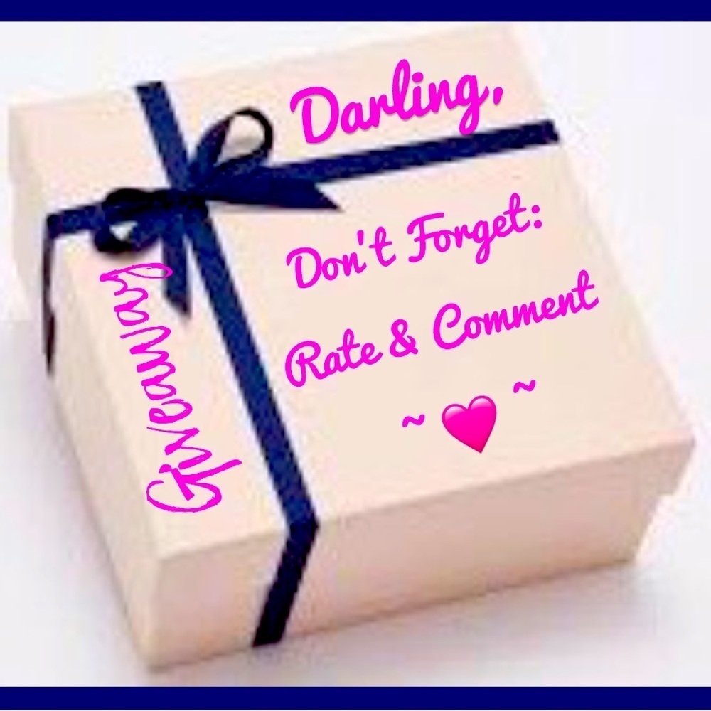 GIVEAWAY RUNNING ~ GET IN, 2 WIN!